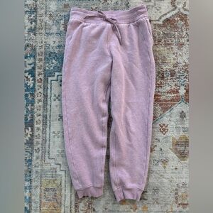 Lululemon Scuba Pink Sweatpants size 8